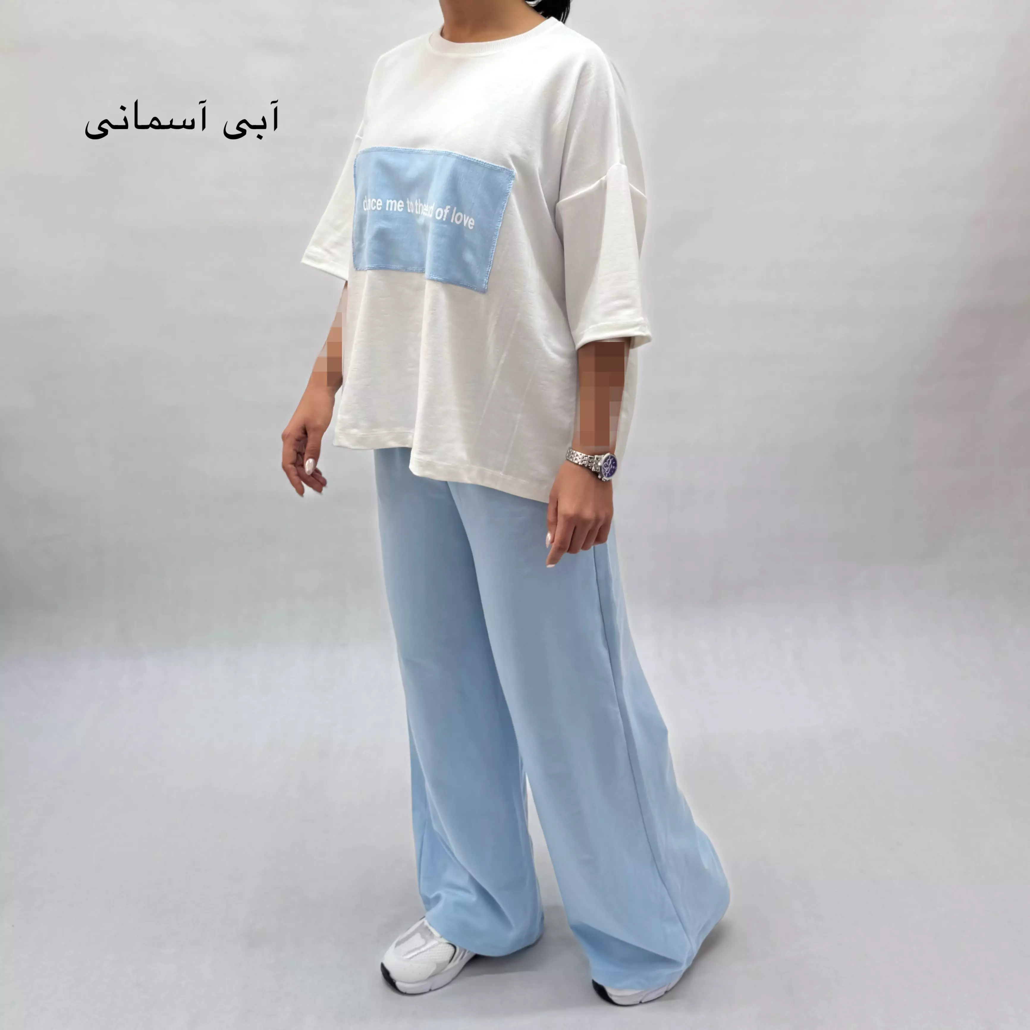 ست تیشرت و شلوار تکه دوزی 0011574037